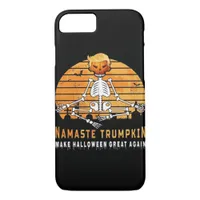 Namaste Trumpkin Make Halloween Great Again Medita iPhone 8/7 Case