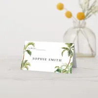 Tropical Place Cards Name Cards