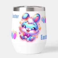 Cute bunny Happy Easter | Water bottle