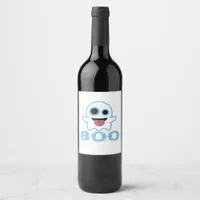 Boo Silly Funny Meme Wine Label