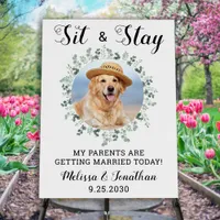 My Parents Are Getting Married Pet Wedding  Foam Board