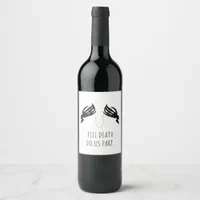 Till Death Do Us Part Boxy Wine Label