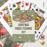  Christmas Cookie Exchange Party Favor Poker Cards