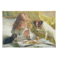 Suspense by Charles Burton Barber Cloth Placemat