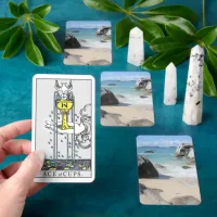 Scenic Beach at The Baths on Virgin Gorda, BVI Tarot Cards