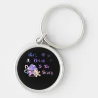Eat Drink And Be Scary Hexmas Cool Unique Style Keychain