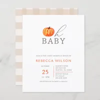 Budget Oh Baby Pumpkin Gender Neutral Baby Shower