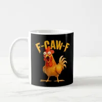 Crow Humor F-Caw-F Gothic Funny Retro Cool Coffee Mug