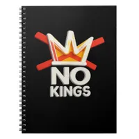 No Kings Anti Minimal Clean Notebook