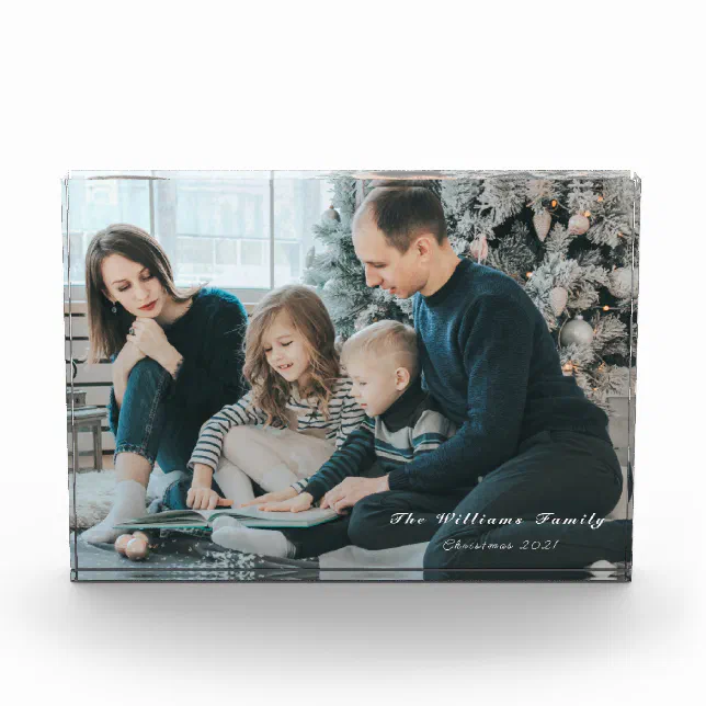 Christmas Family Memories Photo Block