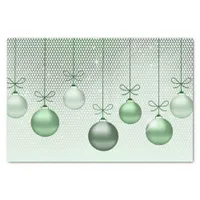 Christmas Ornaments Green ID251 Tissue Paper