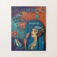 Colorful Art Deco  Jigsaw Puzzle