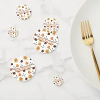 Personalized Fall Table Confetti