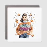 Breakfast At Halloween’s Eat Drink And Be Scary Car Magnet