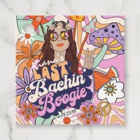 Groovy 70s Bachelorette Last Bachin' Boogie ID929  Favor Tags