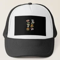 Cottagecore Mushrooms Goblincore Aesthetic Mushroo Trucker Hat