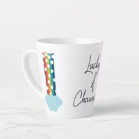 Lucky & Charming Rainbow 4-Leaf Clover Minimalist Latte Mug