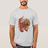 Pumpkin Dinosaur T-Rex T-Shirt