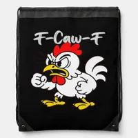 F-Caw-F Classic Creative Casual Drawstring Bag
