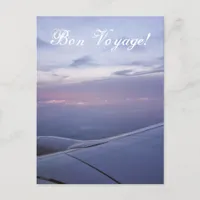 Bon Voyage Window Seat Postcard - Customized