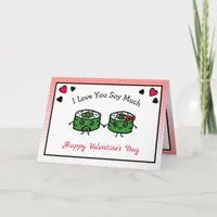 I Love You So Much Sushi Pun Card