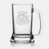 Funny Time to Haul Bass Fishing Stein