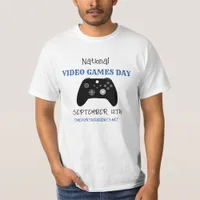 National Video Games Day September 12th   T-Shirt