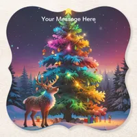 Christmas Winter Wonderland Holiday Season Paper Coaster