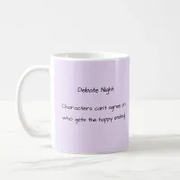 Mauve Funny Author Writing Coffee Mug