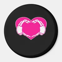 Heart Skeleton Hands Gothic Valentine  Classic Magnet