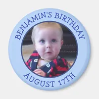 Birthday Reminder Personalized Photo Magnet