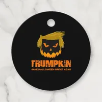Trumpkin, Make Halloween Great Again Classic Favor Tags