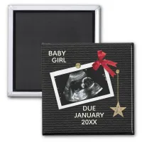 Christmas Pregnancy Announcement Peg Letter Board Magnet