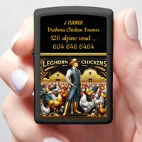 Leghorn Farmers Growing a Vibrant Flock Zippo Lighter