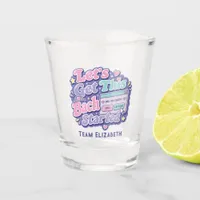 Let's Get This Bach Started Y2K Bachelorette Shot Glass