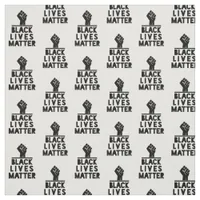 black lives matter power fist blm protest pattern fabric