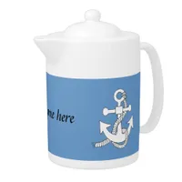 Teapot - Anchor with ship name