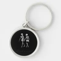 Till Death Do Us Part To The Grave Classic Design Keychain