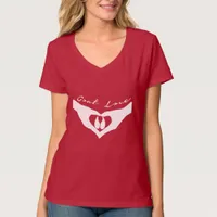 Goat Love  Heart Hands Holding Hoof T-Shirt
