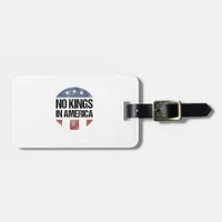 No Kings In America Vintage Patriotic No Kings Cre Luggage Tag