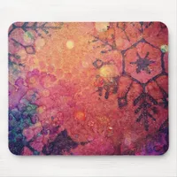 Boho Mixed Media Abstract by Angelandspot Mouse Pad