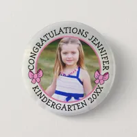 Personalized Kindergarten Graduate Photo Button