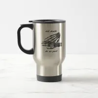 Till Death Do Us Part Skeleton Hands (Cream) Class Travel Mug