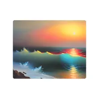 Ethereal Ocean and Sunset AI Art