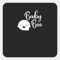 Baby Boo Halloween  Square Sticker