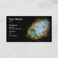 Crab Nebula Business Card