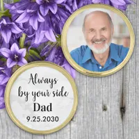 Custom Photo DAD Wedding Memorial  Cufflinks