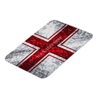 England Flag Mosaic Design Magnet