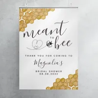 Meant to Bee Bridal Shower Welcome Sign