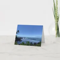 Ocean Seascape Landscape Thank You Card